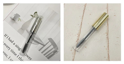 500pcs 10ml empty mascara tubes, mascara brushes, refillable transparent bottles, DIY cosmetic transfer castor oil