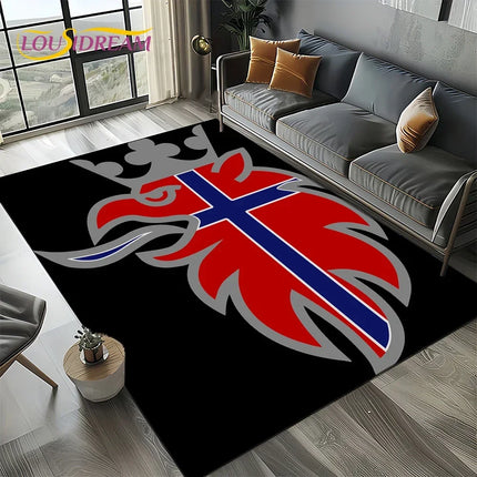 2025 New 3D S-Scania Top Class Truck Lorry Cartoon Rug Carpet for Living Room Bedroom Home Decor, Floor Mat Non-slip Sofa Doormat