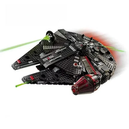 New MOC 1579PCS Falcon Compatible  Millennium Dark Spaceship Boy Brick Creative Educational Gift