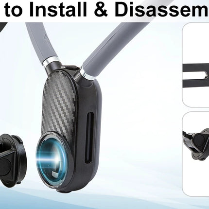Magnetic Neck Phone Mount, Adjustable Chest Strap Neck Phone Holder for Recording, Hands Free POV/Vlog Phone Video Filming