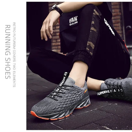 Men's Shoes Casual Sneakers Non Slip Breathable Running Shoe Mesh Tenis Outdoor Basketball Sports Tennis Shoes Zapatos De Hombre
