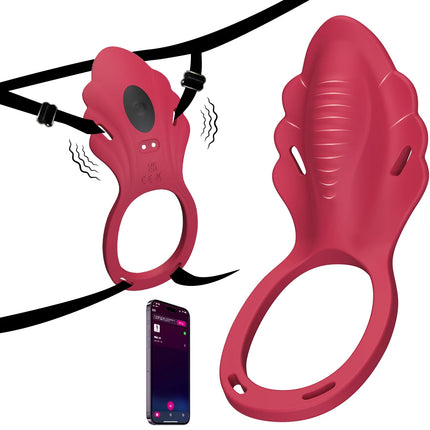 Wireless APP Wearable Panty Vibrator for Women Vibrating Clitoral Stimulator Penis Ring for Men Female Sex Toy Couples Sex Games