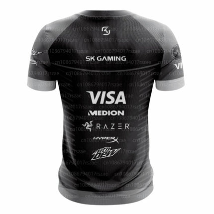 Player Game Jersey Uniform SK Gaming The Dream Short Sleeve T-shirt Men Esport Team Fans Summer Tops