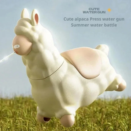 Spitting Llama Water Toy Squirt Gun Alpaca Interactive Water Sprayer with Head-Shaking Summer Backyard Beach Bathtub Water Play
