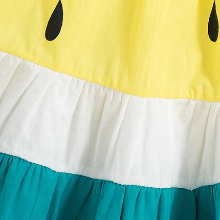 (0-3 Year Old Baby Girl Dress) Summer New Cute Watermelon Style Children'S Sleeveless Clothes With Free Watermelon Bag