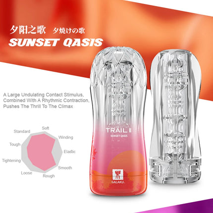 GALAKU Male Masturbator Soft Pussy Sex Toys Transparent Vagina Adult Endurance Exercise Sex Products Vacuum Pocket Cup For Men