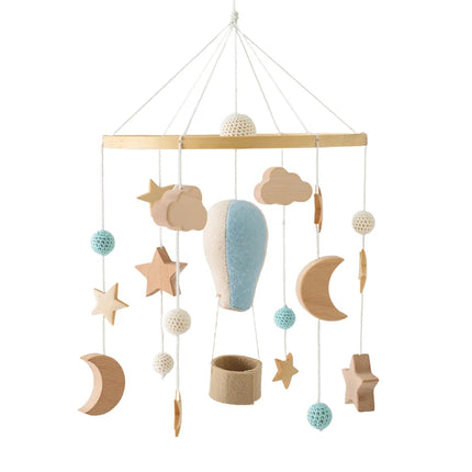 Baby Cloud Rattles Crib Mobiles Toys 0-12 Months Bell Musical Box Newborn Bed Bell Toddler Rattles Carousel For Musical Toy Gift
