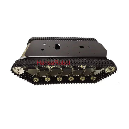 12KG Load Metal Suspension Shock Absorber 2WD Tank Chassis Tracked Robot Car Intelligent Stainless Steel Car with DC Motor