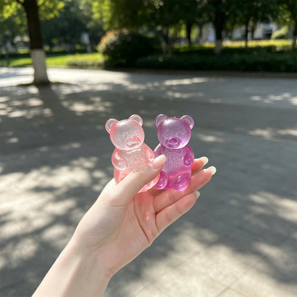 N-Doh Gummy Bear Squishy Toy Soft Stress Relief Sensory Fidget Squeeze Toy for Kids & Adults Non-Toxic Anxiety Relief Desk Toy