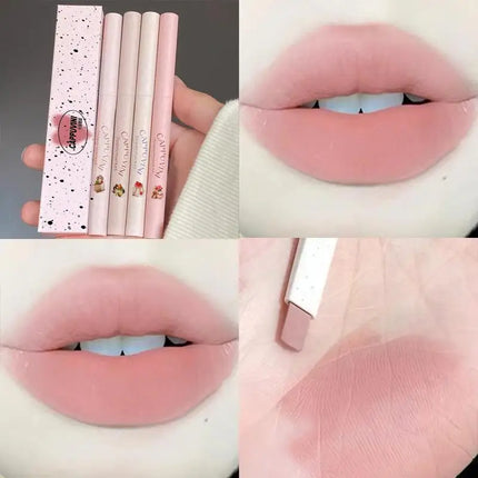 Nude Light Sweet Soft Matte Lip Liner Pencil Long-Lasting Resistant to Fading And Makeup Removal Shapes the Lip