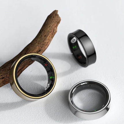 R09 Smart Ring Men Women with Charging Case Heart Rate Blood Oxygen 5ATM Waterproof SmartRing For Xiaomi Samsung Android IOS