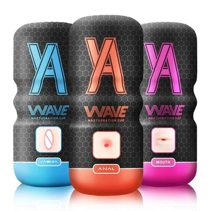 Powerful Sucking Masturbation Cup Realistic Anal Vagina Pocket Pussy Blowjob Massager Male Masturbator Sex Toys for Men 18+