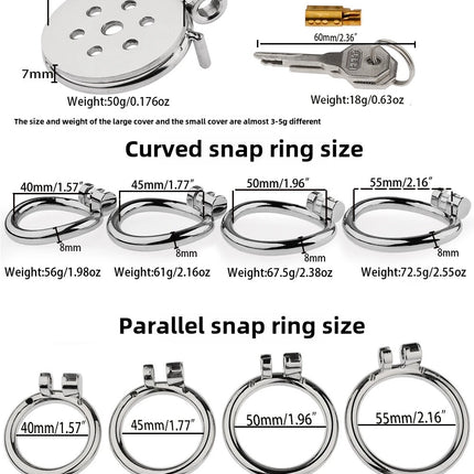Male Super Mini Chastity Cage Device Stainless Steel Penis Cage Cock Ring Chastity Lock Sex Toys For Men BDSM Sissy