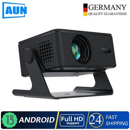 AUN A32 Pro Android 13 Projector Portable Cinema Home Theater MINI Kids Game LED Projectors 3D WIFI for Phone 4K Video 1080P