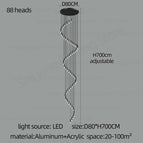 88 heads / Neutral light