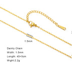 6 Dainty Chain G / 45-50cm