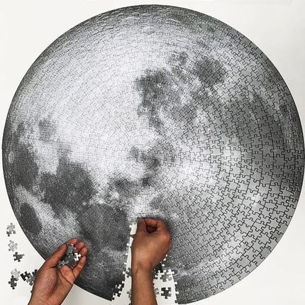 Adult Puzzle Puzzle Game 1000 Planet Moon Earth Puzzle Challenge Game Learning Puzzle Space Plane Puzzle Difficulty Toy