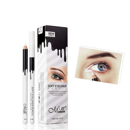 New White Eyeliner Makeup Lasting Smooth Easy To Wear Eyes Brightener Waterproof Fashion Eyes Liner Pencils Eye Makeup Tools