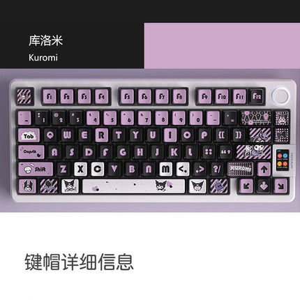 2025 New Eva Rebuild Of Evan Anime Figure Four Sided Side Transparent Pbt Thermal Sublimation Transparent Crystal  Key Cap Gifts