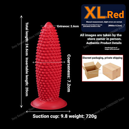 Super Big Anal Dildo Particle Stimulation Anal Plug 6xl Fisting Dilatador Anal Balls Silicone ButtPlug Anal SexToy For Women/Men