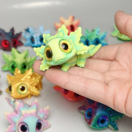 3D Printed Salamander Figures Animal Toys Multi-Joint Movable Simulation Salamander  Home Living Room Desk Decoration Kids Gift