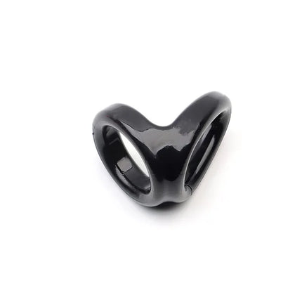 Thick Dual Cock Ring for Penis & Testicles Scrotum,Silicone Cock Rings,Double Loop Cockring,Penis Ring Adult Sex Toys for Men