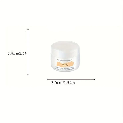 Waterproof and Long-lasting High Concealer that Perfectly Covers Scars,Dark Spots and Tattoos for a Flawless Skin Look Makeup