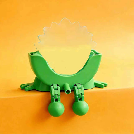 Smiling Sponge Holder with Drain Adjustable Soap and Sponge Drying Rack Kitchen Sink Organizer Storage Rack