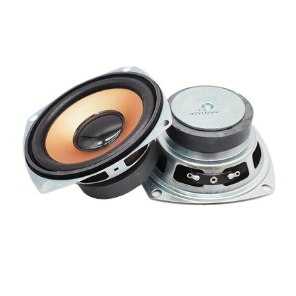 2 PCS/lot 3 Inch Bass Speaker Square 4 Ohm 10W Midrange Woofer DIY BT Subwoofer Loudspeaker For Home Sound System