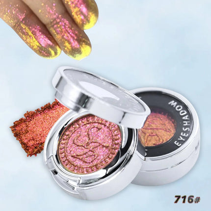 Sheeneffect high-pigment, high-quality cosmetics, the most dazzling single-color chameleon gradient eyeshadow, eye makeup.