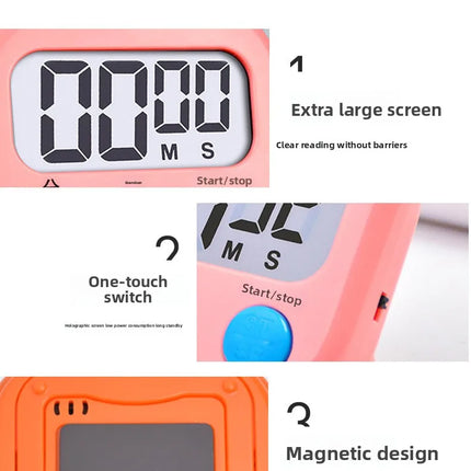Egg Timer Children Alarm Clock Pomodoro Timer for Studying Gadgets Digital Kitchen Visual Tools Dining Bar Home Garden