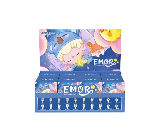 Official Emor Fantasy Town Mini Blind Box Cute Anime Doll Collectible Figure Birthday Gift Kawaii Home Decor Trendy Toys
