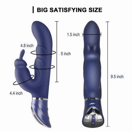 Women Dildo Rabbit Vibrator Powerful Vibration Clit G-spot Vaginal Nipple Stimulator Massager Female Orgasm Masturbator Sex Toys