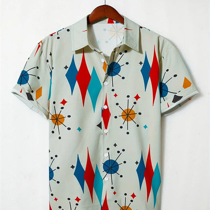 New Men's Large Size Shirts Daily Versatile Comfortable Breathable Short-sleeved Men's Button-down Shirts Fashion Men's Clothing
