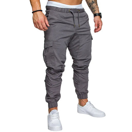 High Quality Khaki Casual Pants Men Military Tactical Joggers Camouflage Cargo Pants Multi-Pocket Fashions Black Army Trousers