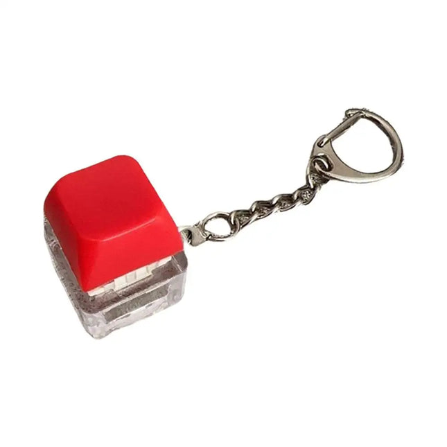 Electric Shock Prank Button Toy that plays tricks on people by pressing buttons Realistic Touch Keychain Pendant Stress Relief