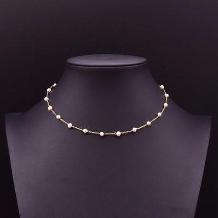 Natural FreshWater Pearl Pendant Necklace Woman 2025 Trend 18K Gold Plated  High Quality Designer Jewelry Gifts For Girlfriend