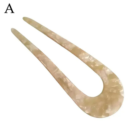 U-shaped Hairpin Female Meatball Head Pan Hair New Head Simple Chinese Modern Style Temperament