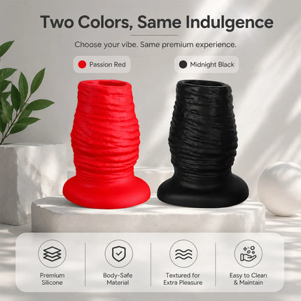 NEW Hollow Anal Plug Soft Silicone Huge Fisting Butt Plugs Anus Dilator Enema Vaginal Speculum Prostate Massag  Adult Sex Toys