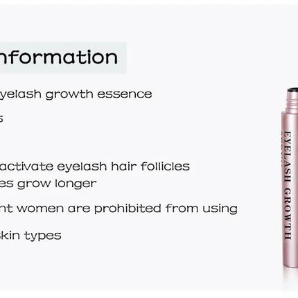 Eyelash Growth Serum Eyelash Enhancer Longer Fuller Thicker Lashes Serum Liquid Eyelashes Lifting Makeup Cosmetic