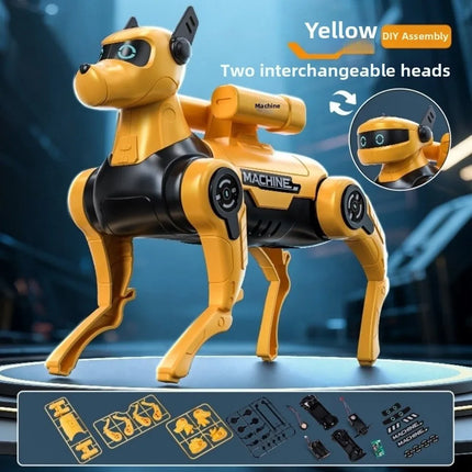 DIY Assembled Electric Robot Dog Intelligent Voice Controlled Intelligent Mechanical Dog Early Education Dialogue Function