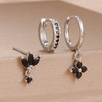 Silver-black-3pcs