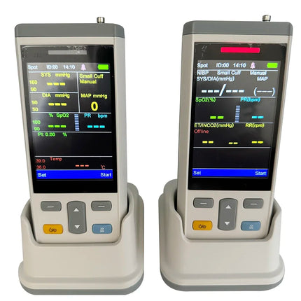 Portable Multi Parameter Pet Monitor M3TM3E - Blood Pressure, Blood Oxygen, Body Temperature, Carbon Dioxide Concentration