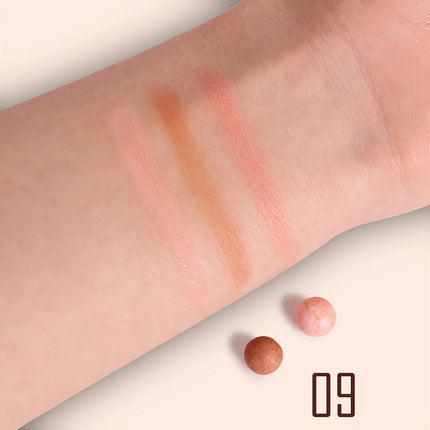2 PCS Matte Face Blusher Natural Cheek Tint Soft Makeup Contouring Female Blush Powder Brightens Face Cosmetic