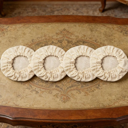Linen Dough Jar Covers 4pcs Bread Fermentation Covers Reusable Proofing Lids Sourdough Starter Kit for Home Kitchen Baking