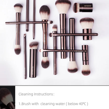 Hourglass Makeup Brush- No.21 Ambient Soft Glow Foundation Brush Soft Fiber Hair Fashion Design Single Face Brush
