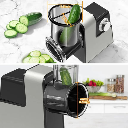 Multifunctional S6B Commercial Electric Food Processor Meat Grinder Sausage Stuffer Vegetable Cutter Slicer Shredder for Kitchen