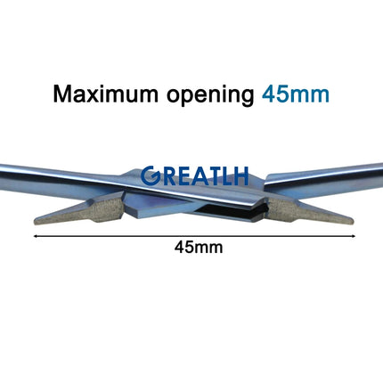 GREATLH Micro Needle Holder Forceps Titanium Alloy Needle Holder Forceps Ophthalmic Micro Surgical Instrument Autoclavable