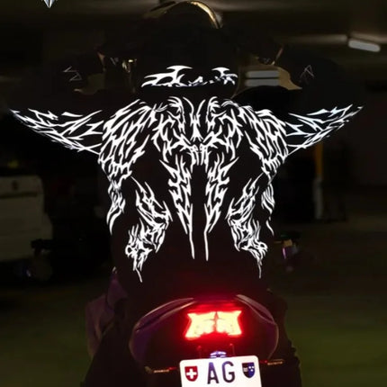 Luminous Hoodie Men New Motorcycle Biker Reflective Women Night Riding Safety Sweatshirt Gothic Streetwear Black Pullover Tops