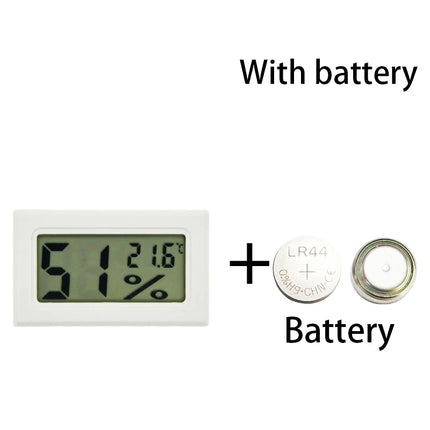 Thermometer Sensor Hygrometer Gauge Refrigerator Aquarium Monitoring Display Humidity Detector Mini Convenient Digital LCD